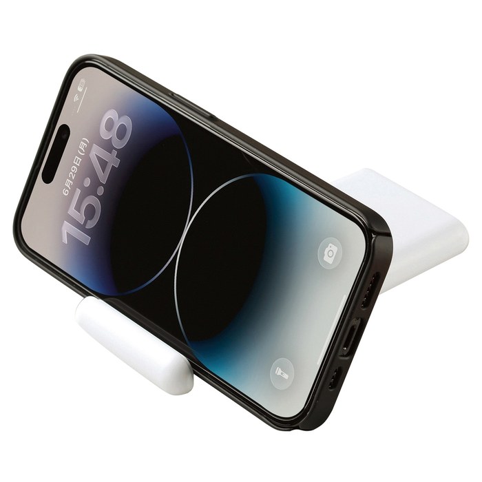 クリーナー付スマホスタンド