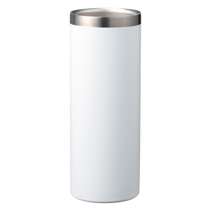 真空保冷温シリンダータンブラー 500ml ホワイト