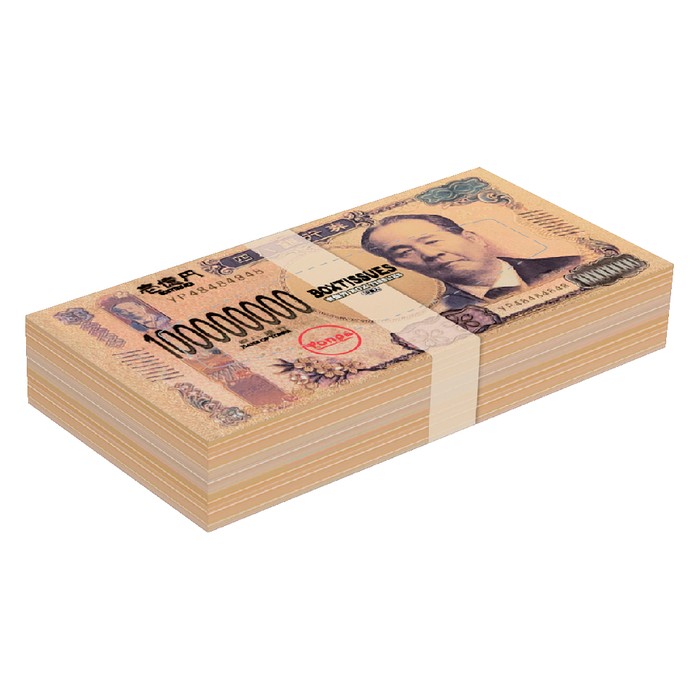 ミニミニ壱億円BOXティッシュ10W