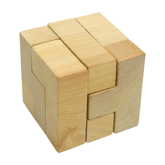 木製キューブパズル