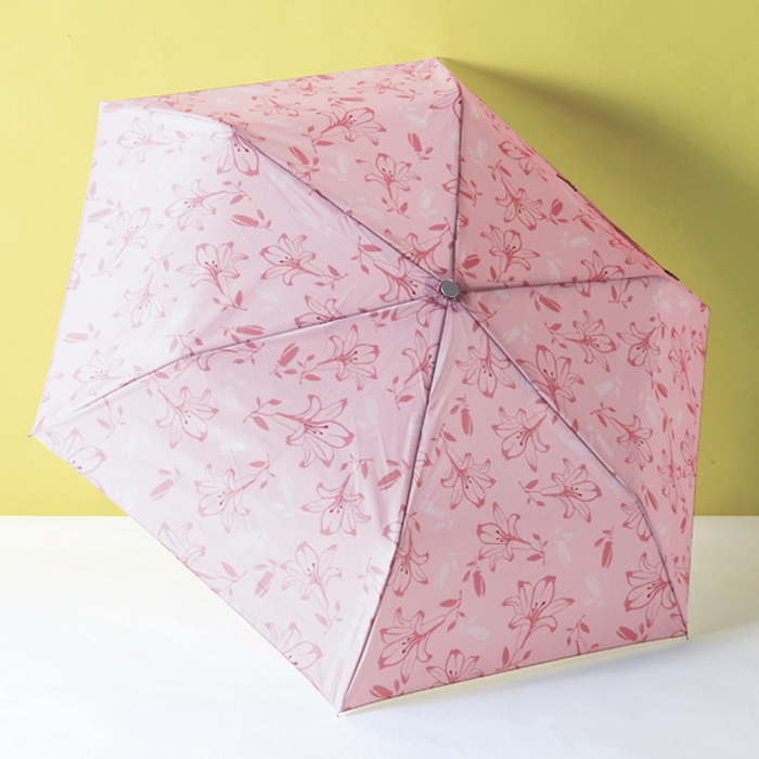 ピンクリリー 晴雨兼用折りたたみ傘