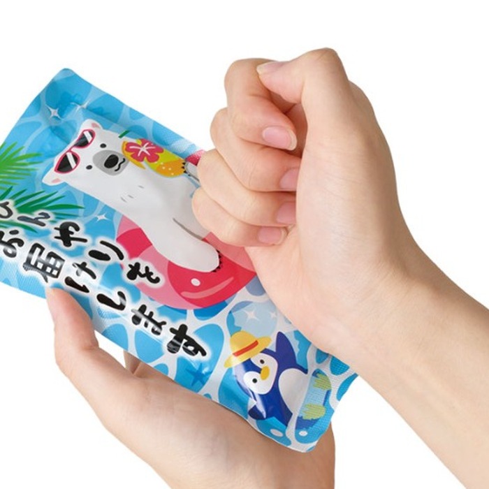 ひんやりをお届け しろくまくんの瞬間冷却パンチパック