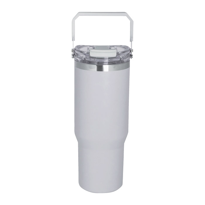 ストロー付2WAYタンブラー 900ml グレー