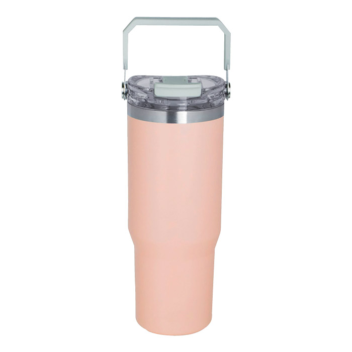 ストロー付2WAYタンブラー 900ml ピンク