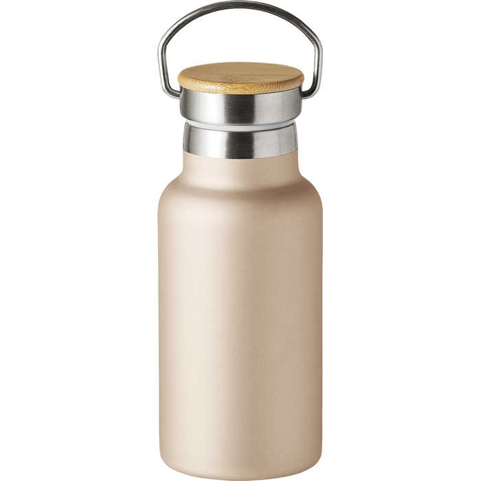 ウッドキャップ・ステンレスボトル 350ml シャンパンゴールド